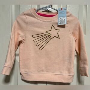 NWT Cat and Jack Peach Sunset Sweatshirt